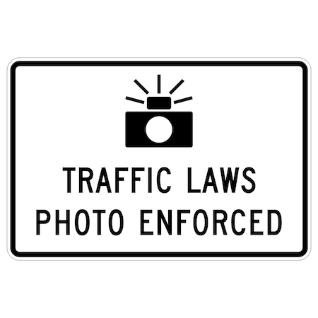 Sign Solutions Usa 30 in Height, 48 in Width, Aluminum, Horizontal Rectangle DUS08DWT4830R10-18